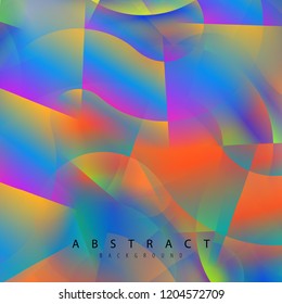 Glowing abstract background for design