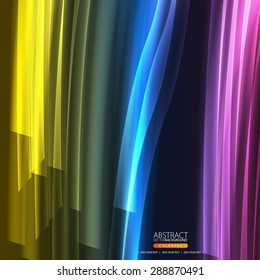 Glowing abstract background for design