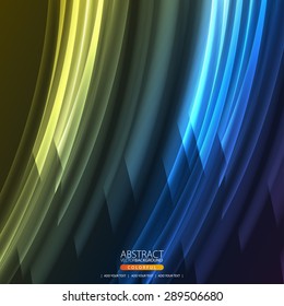 Glowing abstract background for design