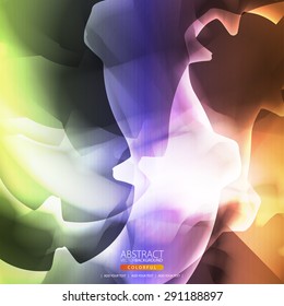 Glowing abstract background for design