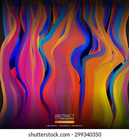 Glowing abstract background for design