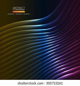 Glowing abstract background for design