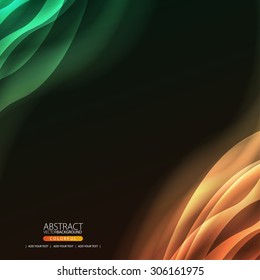 Glowing abstract background for design