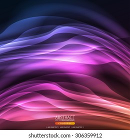 Glowing abstract background for design