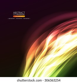 Glowing abstract background for design