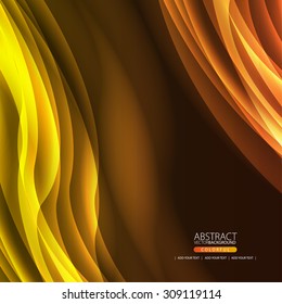 Glowing abstract background for design