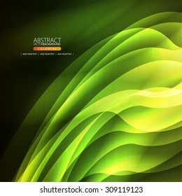 Glowing abstract background for design