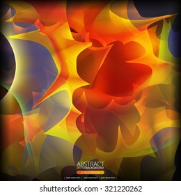 Glowing abstract background for design