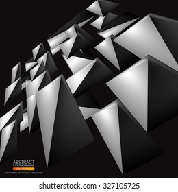 Glowing abstract background for design