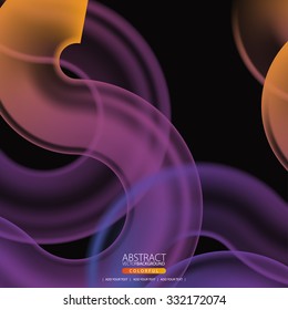 Glowing abstract background for design