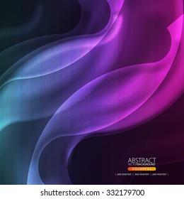 Glowing abstract background for design