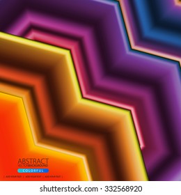 Glowing abstract background for design