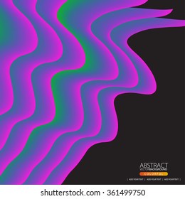 Glowing abstract background for design