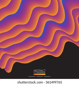 Glowing abstract background for design