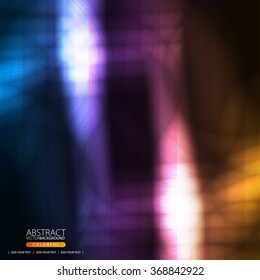 Glowing abstract background for design