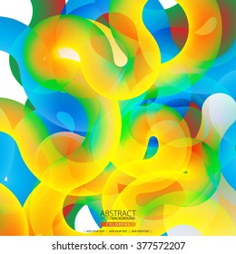 Glowing abstract background for design