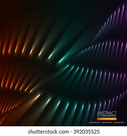 Glowing abstract background for design