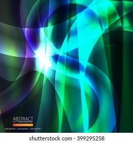Glowing abstract background for design