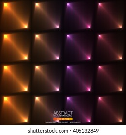 Glowing abstract background for design