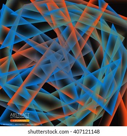 Glowing abstract background for design