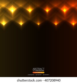 Glowing abstract background for design