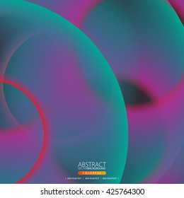 Glowing abstract background for design