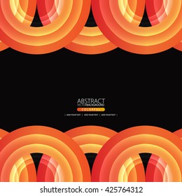 Glowing abstract background for design