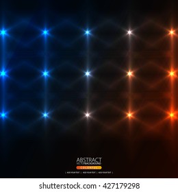 Glowing abstract background for design