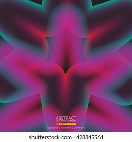 Glowing abstract background for design