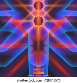 Glowing abstract background for design