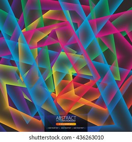 Glowing abstract background for design