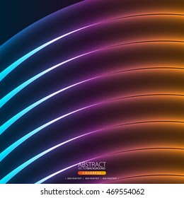 Glowing abstract background for design