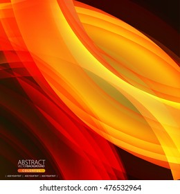 Glowing abstract background for design