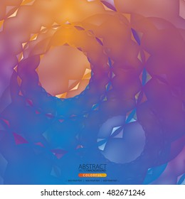 Glowing abstract background for design