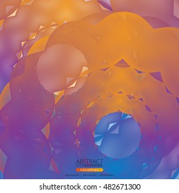 Glowing abstract background for design