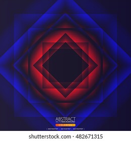 Glowing abstract background for design