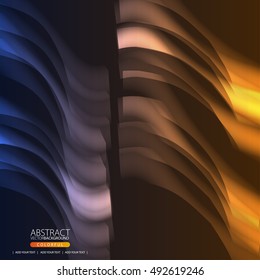 Glowing abstract background for design