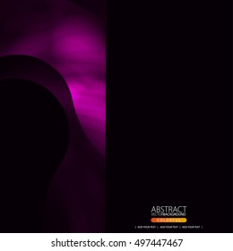 Glowing abstract background for design