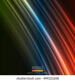 Glowing abstract background for design