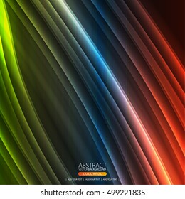 Glowing abstract background for design