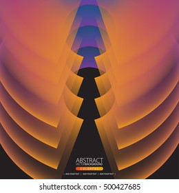 Glowing abstract background for design