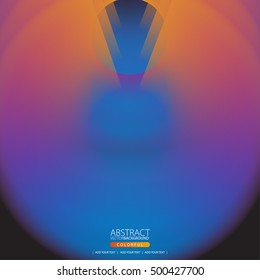 Glowing abstract background for design