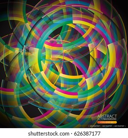 Glowing abstract background for design.