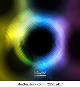 Glowing abstract background for design