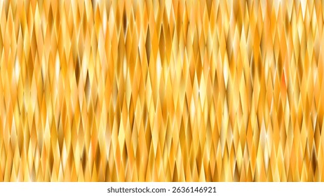 Glowing abstract background. Diamond shaped gradient polygons. Ribbed glass. Luxury golden geometric bg. Seasonal autumn promo warm tones wallpaper. Vector illustration, EPS 10.