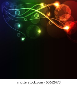 glowing abstract background , eps10
