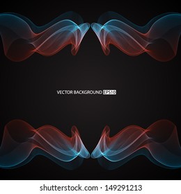 Glowing abstract background. EPS10 vector