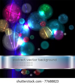 Glowing abstract background, eps10 vector.