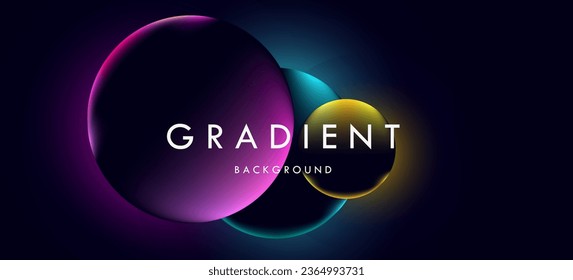 fondo abstracto brillante diseño moderno de círculo colorido moderno ilustración vectorial