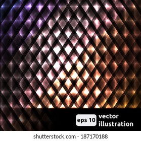 Glowing abstract background. Vector illustration.